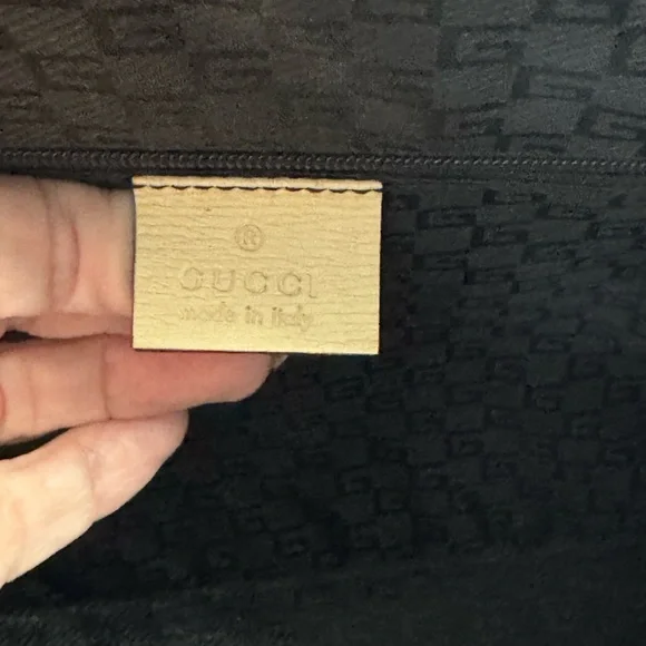 Gucci Vintage Leather Tote Bag Beige - Picture 8 of 12